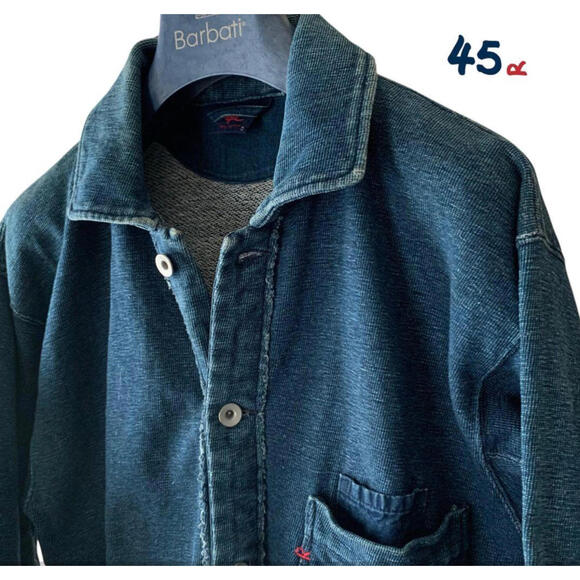 45R/Indigo/Cotton Jersey Shirt/Coverall